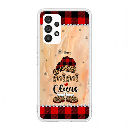 Custom Personalized Mimi Claus Phone Case - Upto 9 Names - Gift For Grandma - Case For iPhone And Samsung