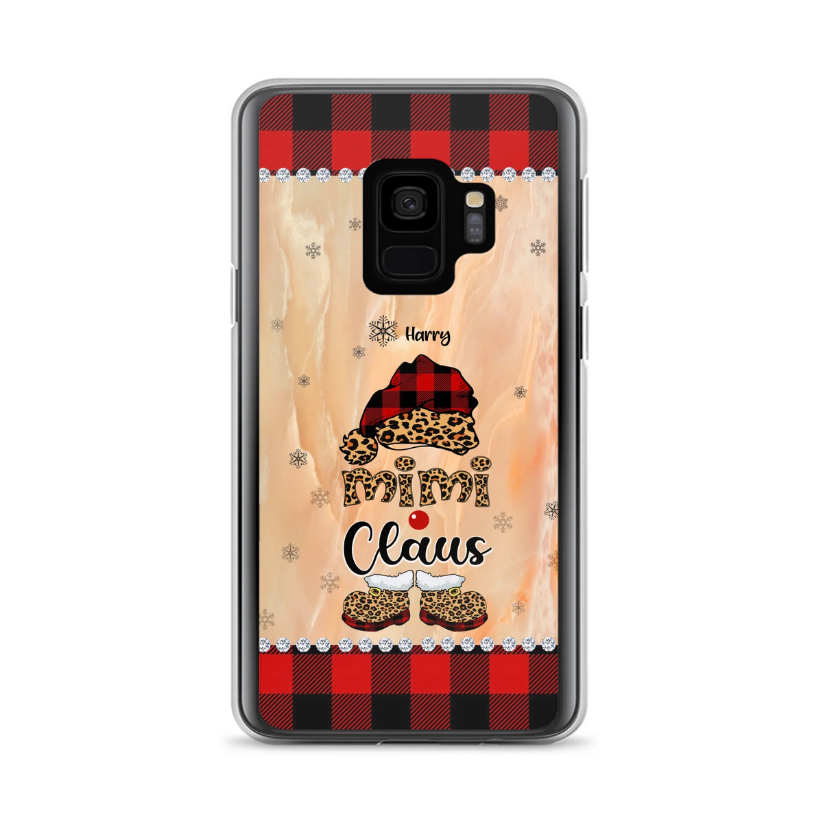Custom Personalized Mimi Claus Phone Case - Upto 9 Names - Gift For Grandma - Case For iPhone And Samsung