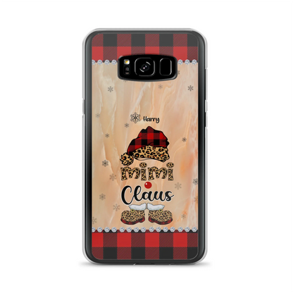 Custom Personalized Mimi Claus Phone Case - Upto 9 Names - Gift For Grandma - Case For iPhone And Samsung