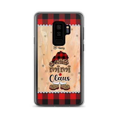 Custom Personalized Mimi Claus Phone Case - Upto 9 Names - Gift For Grandma - Case For iPhone And Samsung