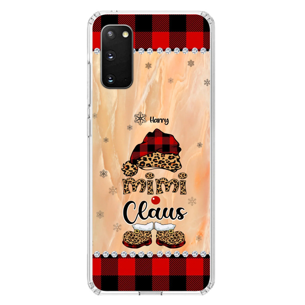 Custom Personalized Mimi Claus Phone Case - Upto 9 Names - Gift For Grandma - Case For iPhone And Samsung