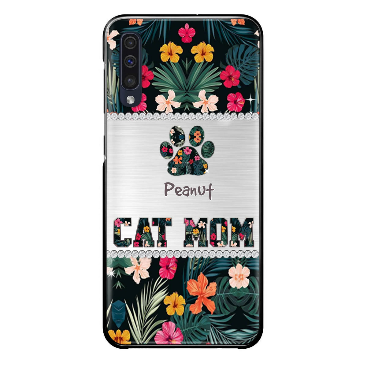 Personalized Custom Phone Case Cat Mom Met Pattern - Gifts Idea For Cat Lover - Cat Mom - Case For Iphone & Samsung