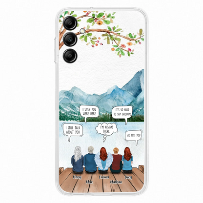 Custom Personalized Memorial Phone Case - Upto 5 People - Best Gift For Family - Case For Iphone & Samsung