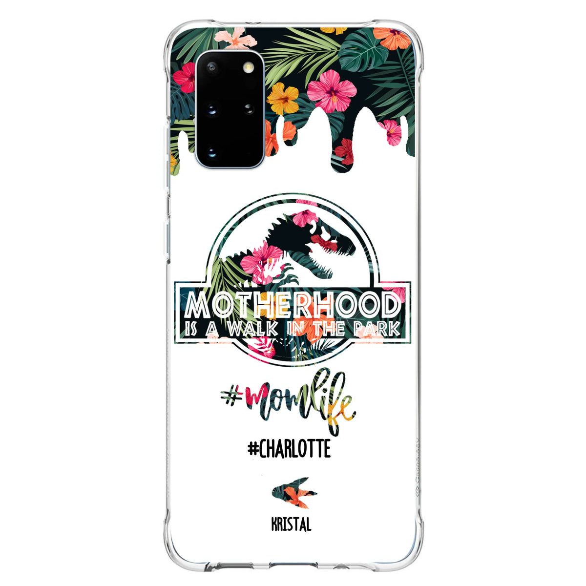 Custom Personalized Mama Dinosaur Phone Case - Best Gift For Mothers - For iPhone And Samsung Phone Case - 2QCGS1