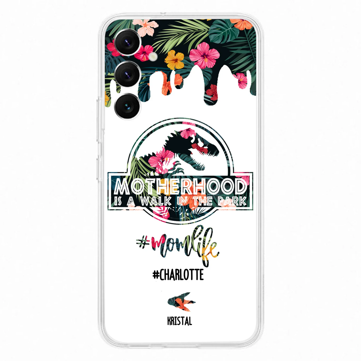 Custom Personalized Mama Dinosaur Phone Case - Best Gift For Mothers - For iPhone And Samsung Phone Case - 2QCGS1