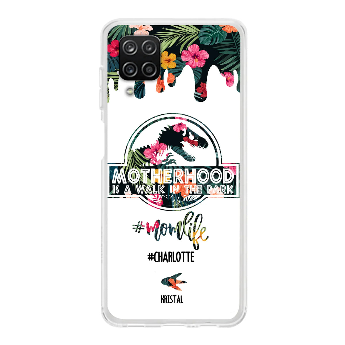 Custom Personalized Mama Dinosaur Phone Case - Best Gift For Mothers - For iPhone And Samsung Phone Case - 2QCGS1