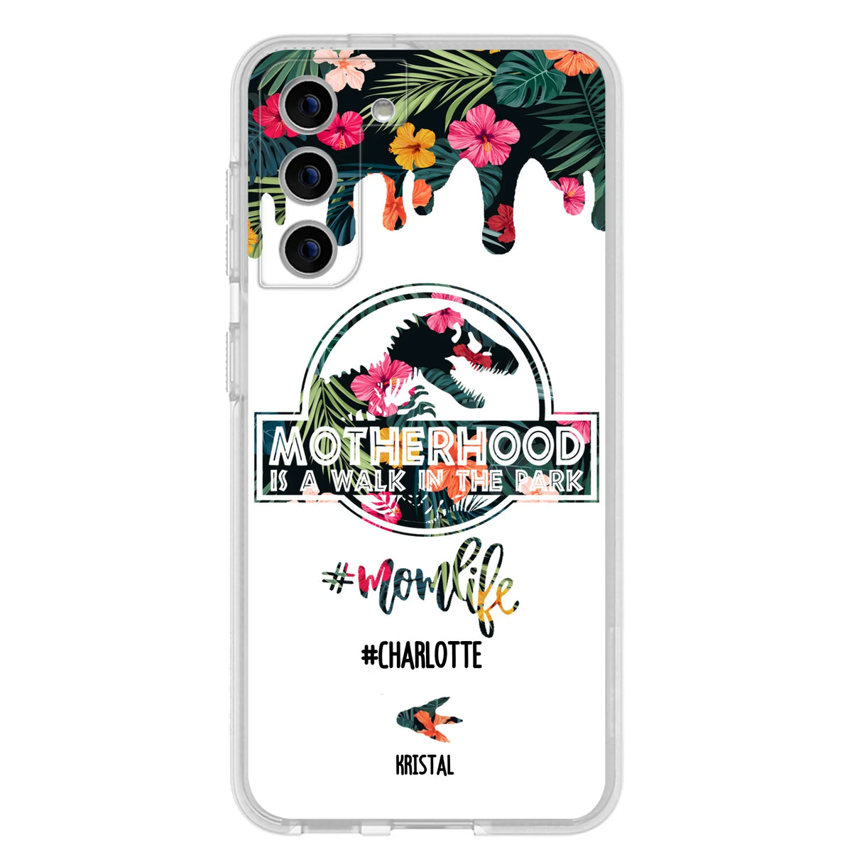 Custom Personalized Mama Dinosaur Phone Case - Best Gift For Mothers - For iPhone And Samsung Phone Case - 2QCGS1
