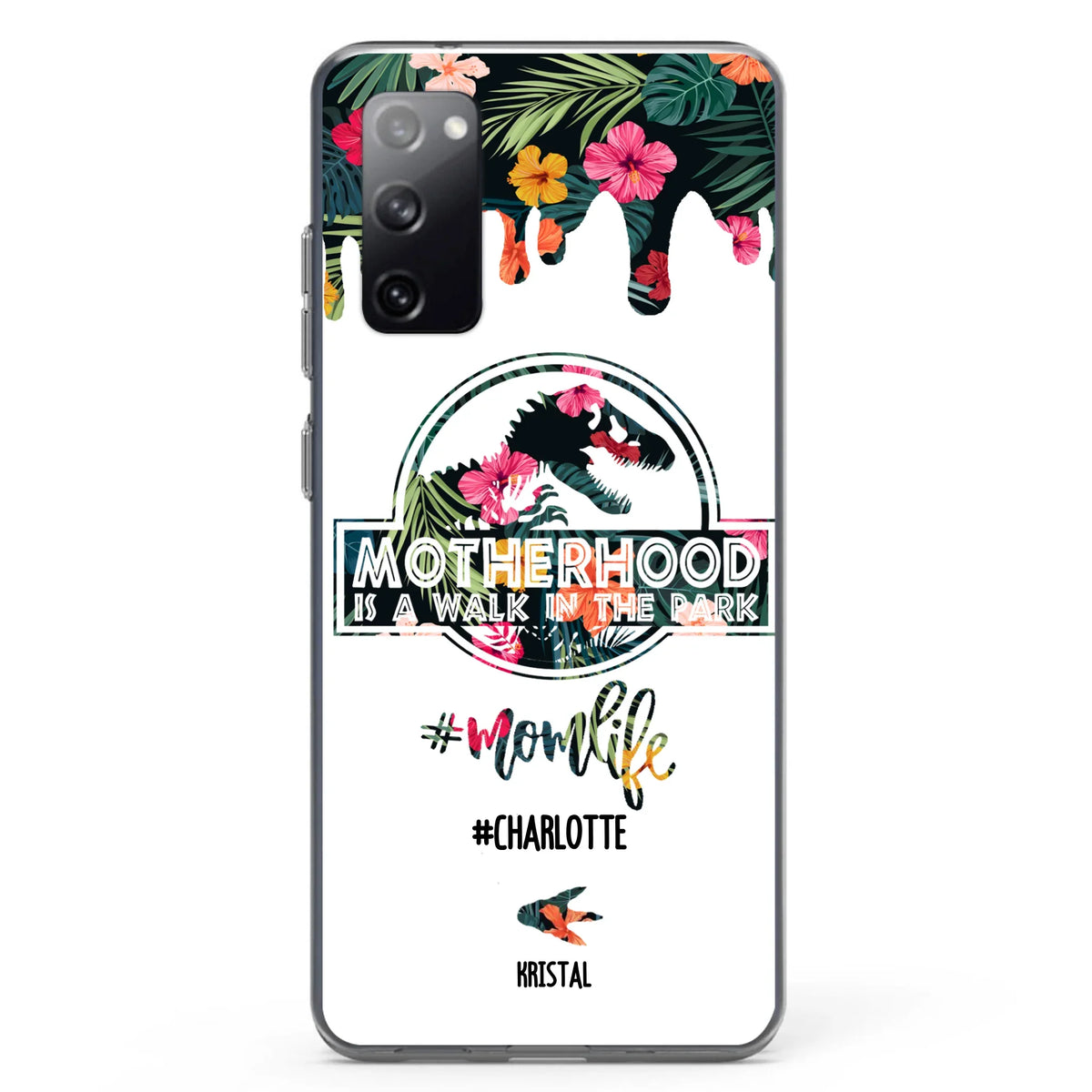 Custom Personalized Mama Dinosaur Phone Case - Best Gift For Mothers - For iPhone And Samsung Phone Case - 2QCGS1