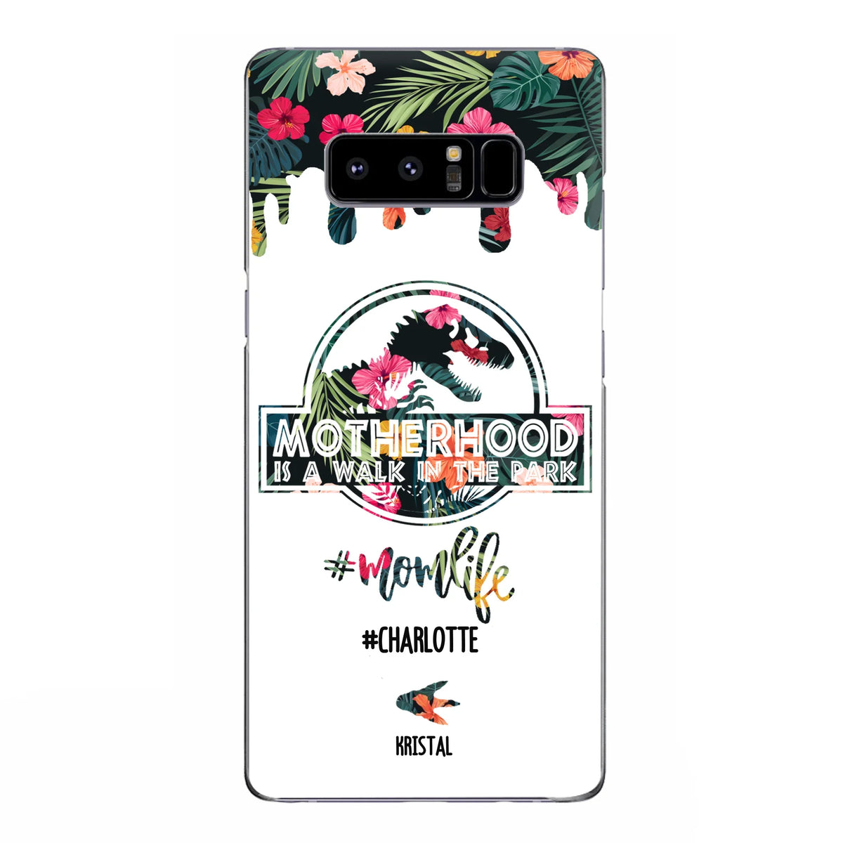 Custom Personalized Mama Dinosaur Phone Case - Best Gift For Mothers - For iPhone And Samsung Phone Case - 2QCGS1