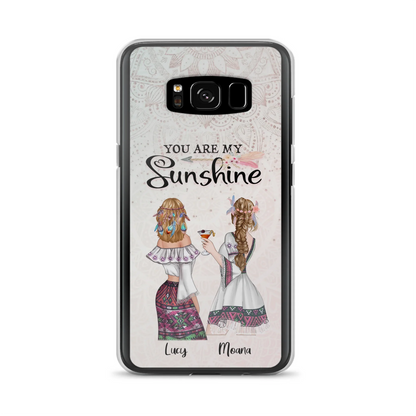 Custom Personalized Bohemian Friends Phone Case - Gift For Best Friends - iPhone & Samsung Case - You Are My Sunshine