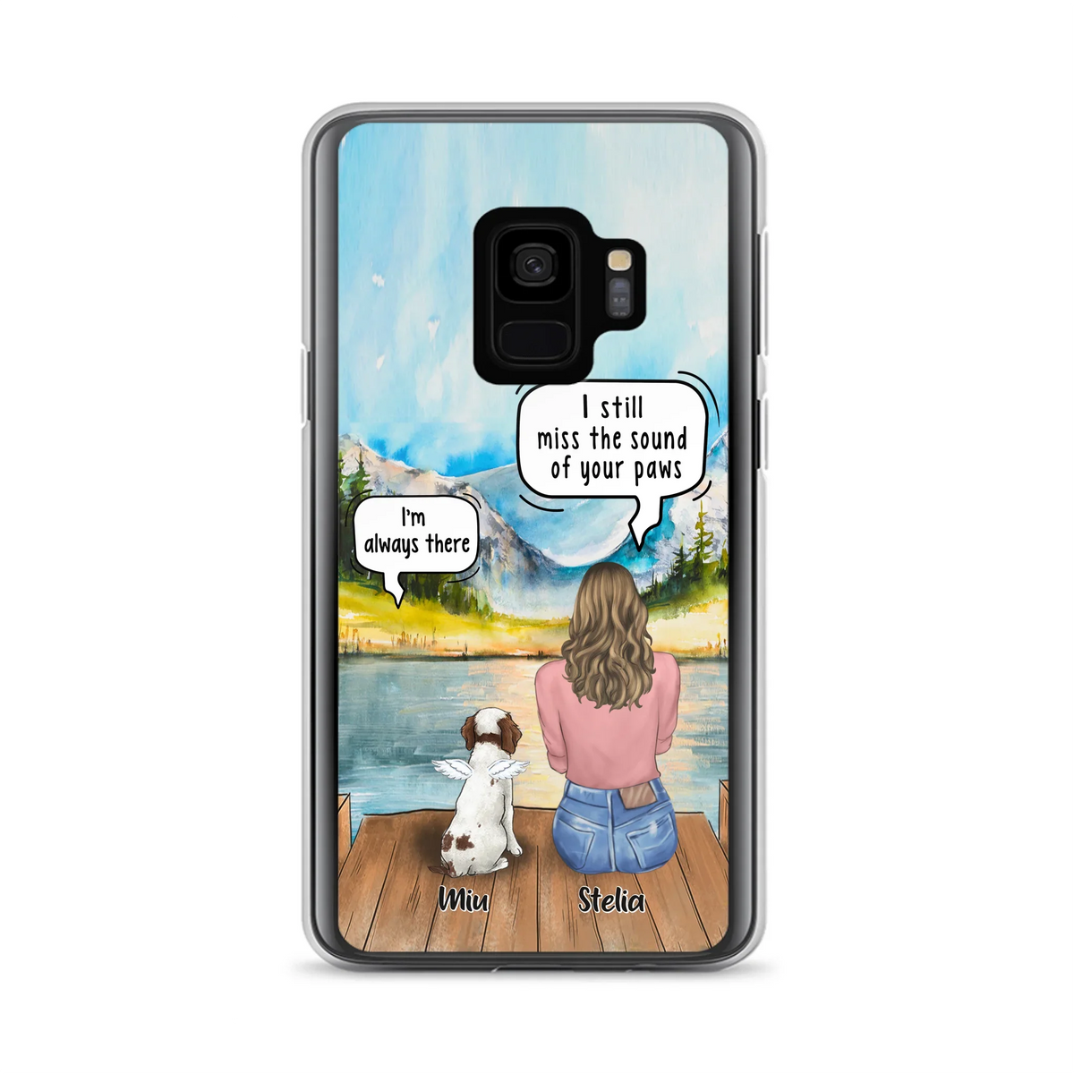 Custom Personalized Dog Mom Phone Case - Upto 4 Pets - Case For Iphone/Samsung - Gift Idea For Pet Lover - FXVV9O