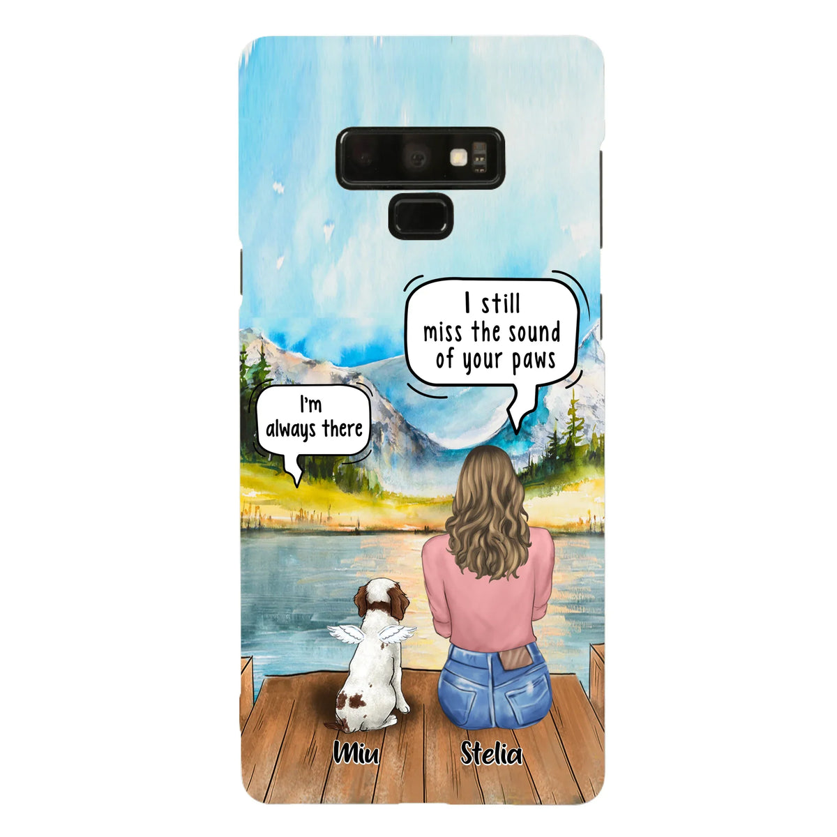 Custom Personalized Dog Mom Phone Case - Upto 4 Pets - Case For Iphone/Samsung - Gift Idea For Pet Lover - FXVV9O