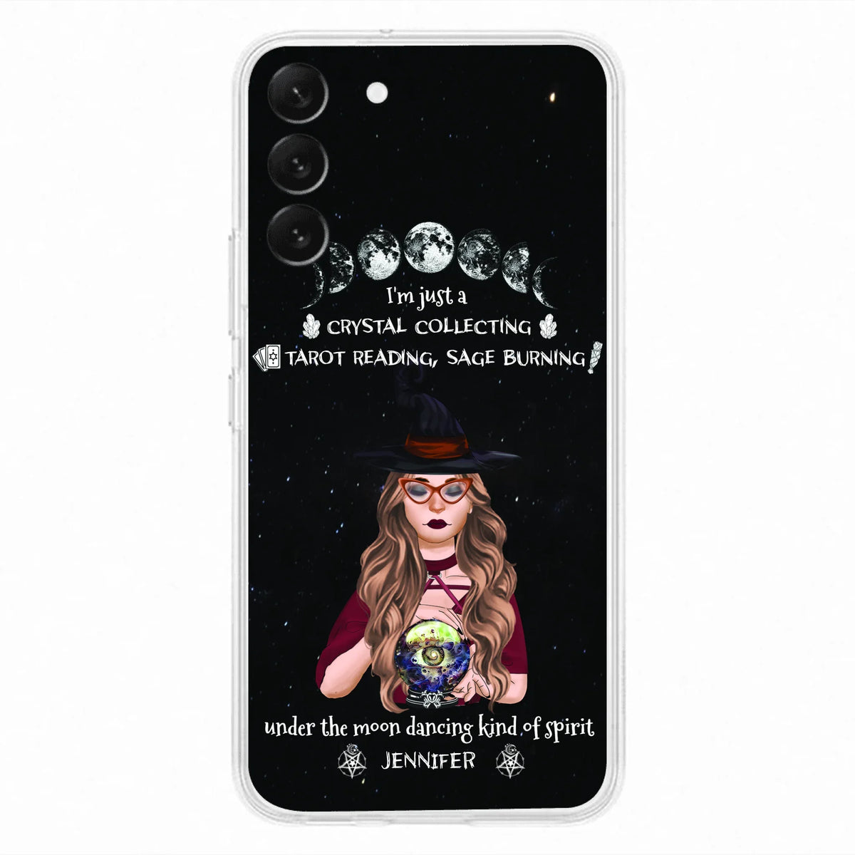 Custom Personalized Witch Phone Case - Case For Iphone/Samsung - Best Halloween Gift For Girl - 9CSL6M
