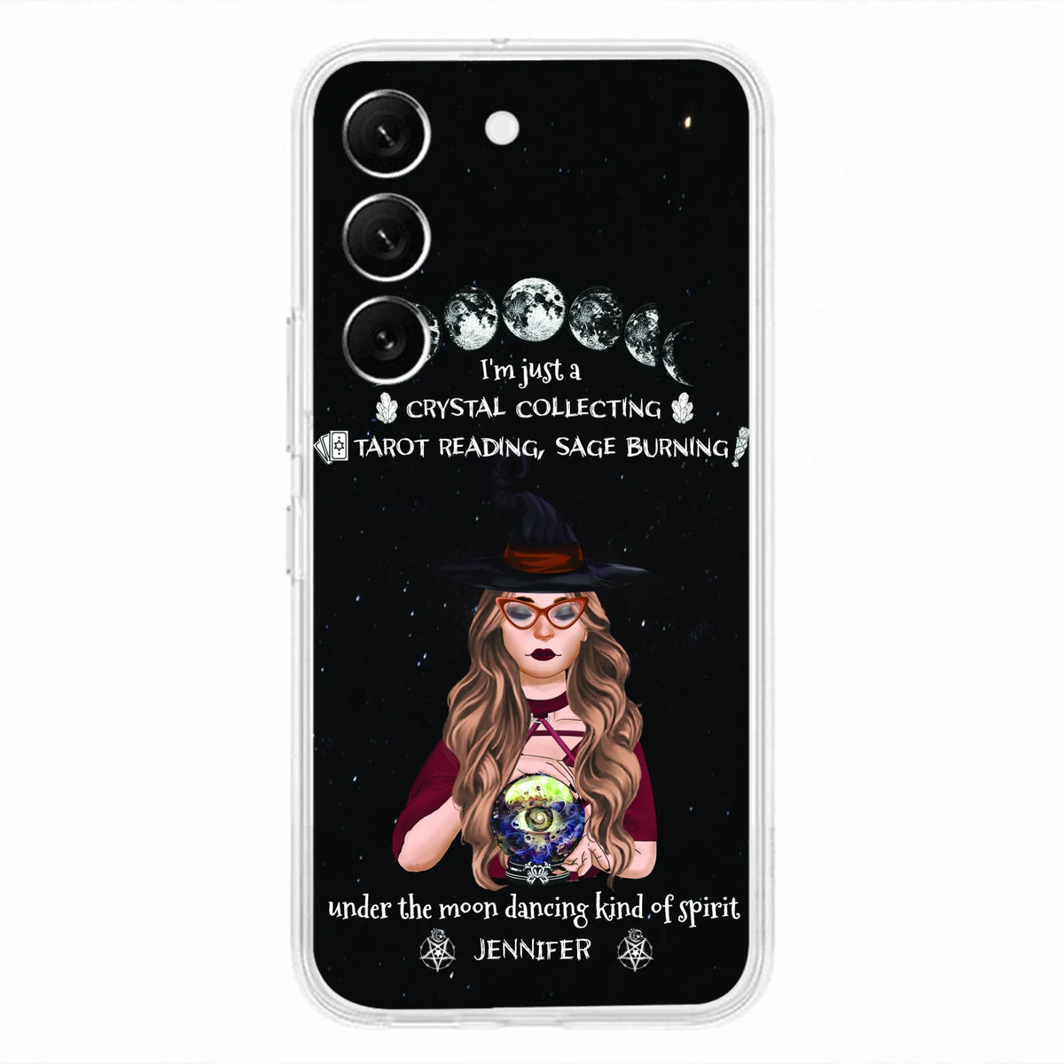 Custom Personalized Witch Phone Case - Case For Iphone/Samsung - Best Halloween Gift For Girl - 9CSL6M