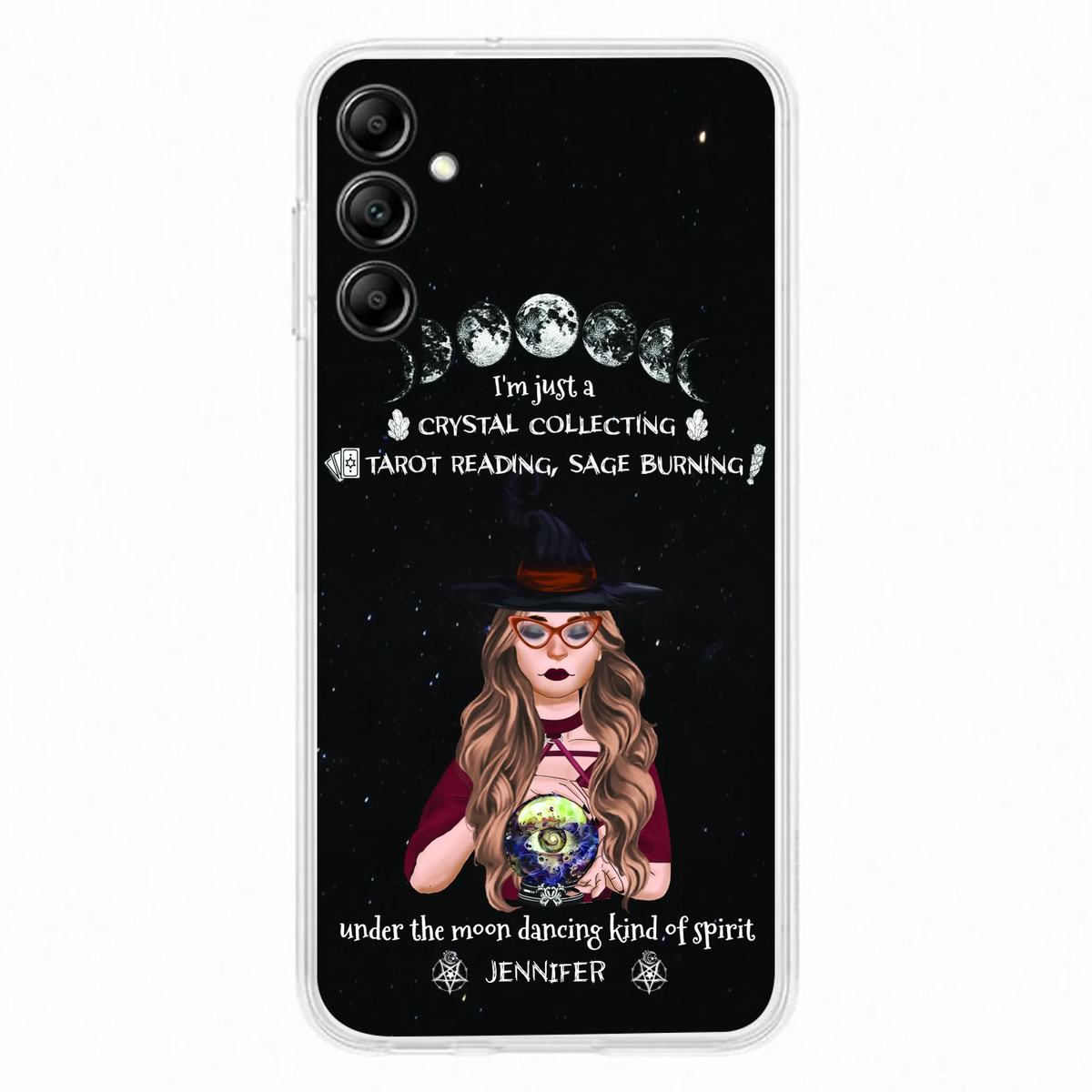 Custom Personalized Witch Phone Case - Case For Iphone/Samsung - Best Halloween Gift For Girl - 9CSL6M