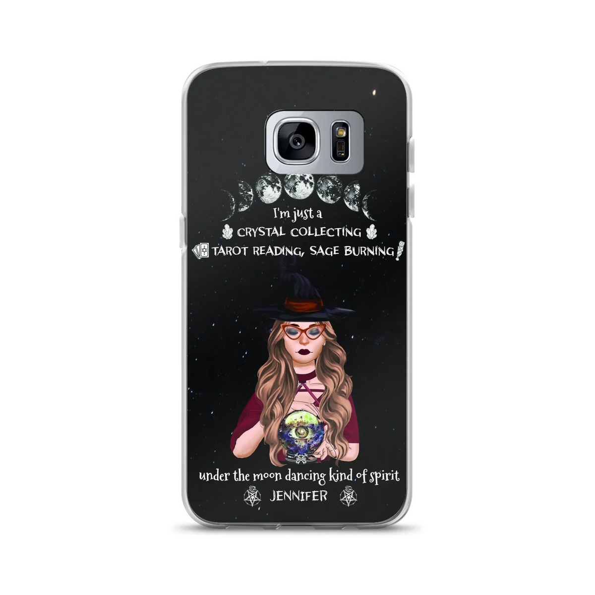 Custom Personalized Witch Phone Case - Case For Iphone/Samsung - Best Halloween Gift For Girl - 9CSL6M