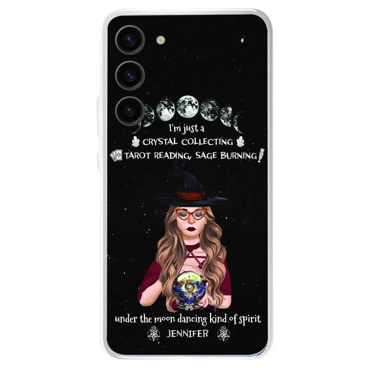 Custom Personalized Witch Phone Case - Case For Iphone/Samsung - Best Halloween Gift For Girl - 9CSL6M