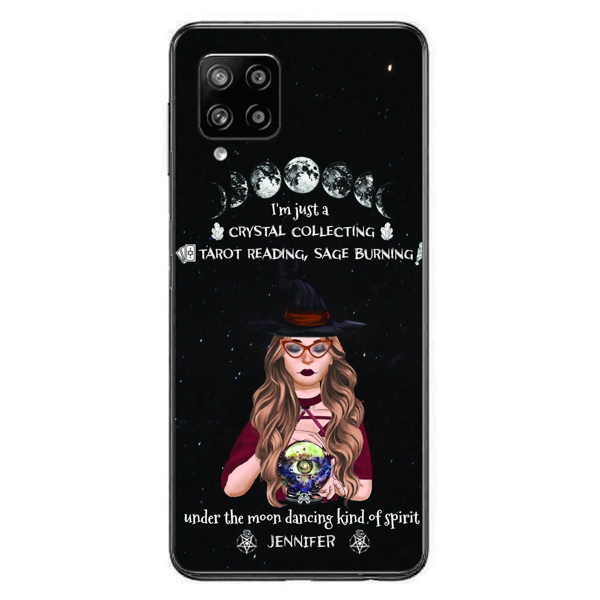 Custom Personalized Witch Phone Case - Case For Iphone/Samsung - Best Halloween Gift For Girl - 9CSL6M