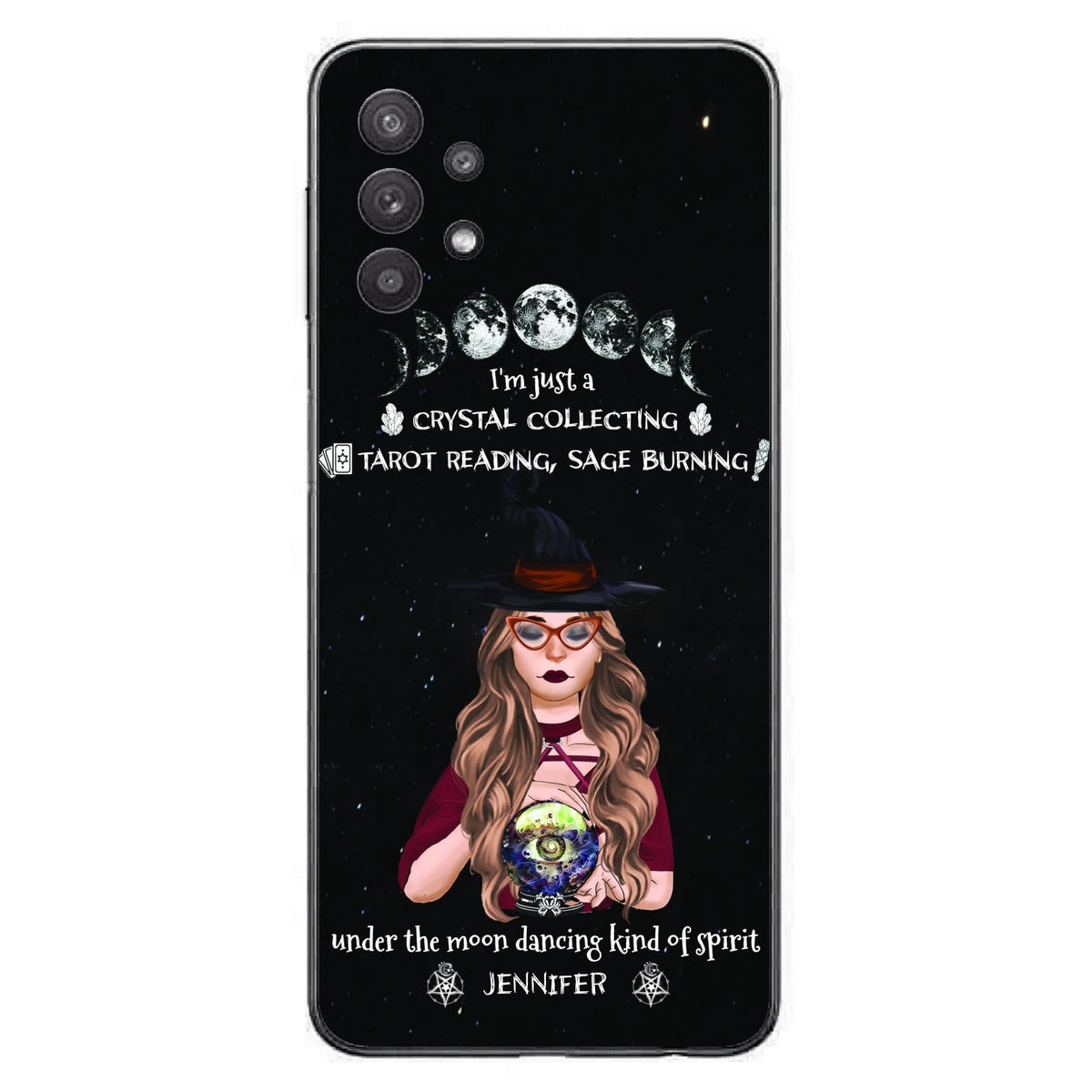 Custom Personalized Witch Phone Case - Case For Iphone/Samsung - Best Halloween Gift For Girl - 9CSL6M