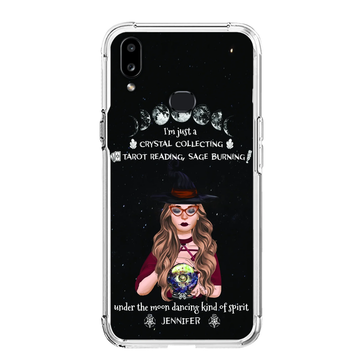 Custom Personalized Witch Phone Case - Case For Iphone/Samsung - Best Halloween Gift For Girl - 9CSL6M