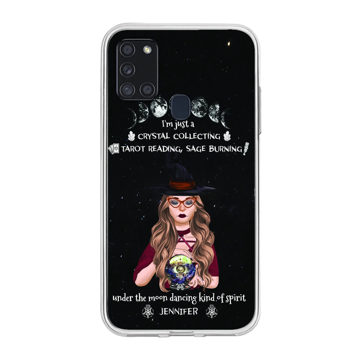 Custom Personalized Witch Phone Case - Case For Iphone/Samsung - Best Halloween Gift For Girl - 9CSL6M