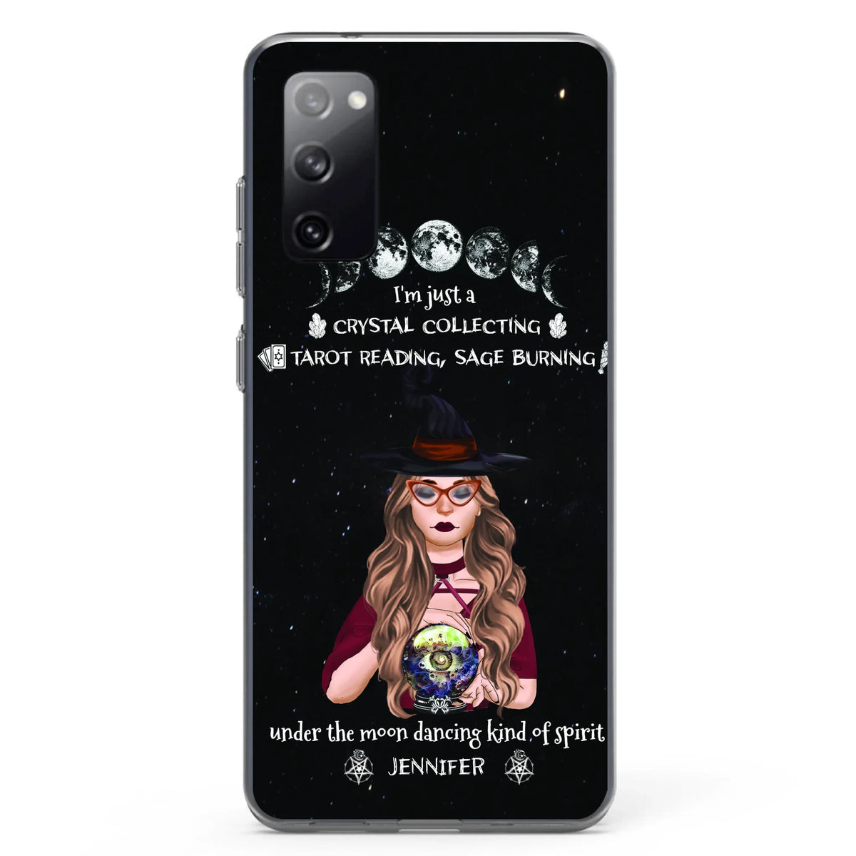 Custom Personalized Witch Phone Case - Case For Iphone/Samsung - Best Halloween Gift For Girl - 9CSL6M
