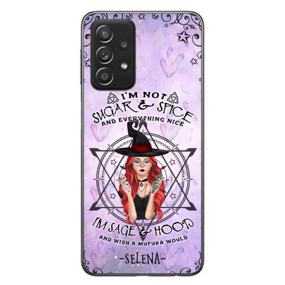 Custom Personalized Witch Phone Case - Best Halloween Gift - Case For iPhone And Samsung - 
 DFESX1