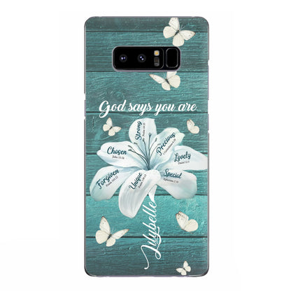 Custom Personalized Phone Case - Gods Says You Are - Case For Iphone Samsung - BR9N4C