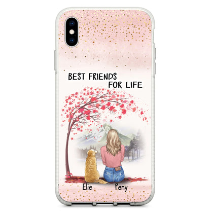 Personalized Pet Mom Phone Case - Mom With Upto 5 Pets - Best Friends For Life