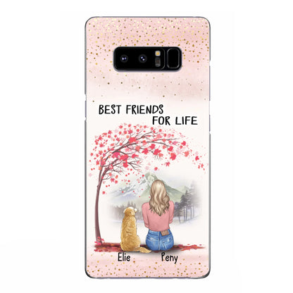 Personalized Pet Mom Phone Case - Mom With Upto 5 Pets - Best Friends For Life