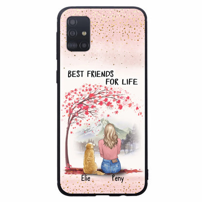 Personalized Pet Mom Phone Case - Mom With Upto 5 Pets - Best Friends For Life