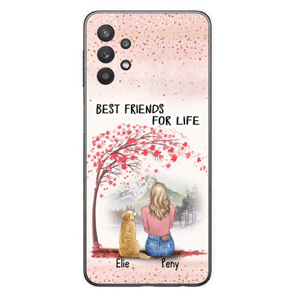 Personalized Pet Mom Phone Case - Mom With Upto 5 Pets - Best Friends For Life