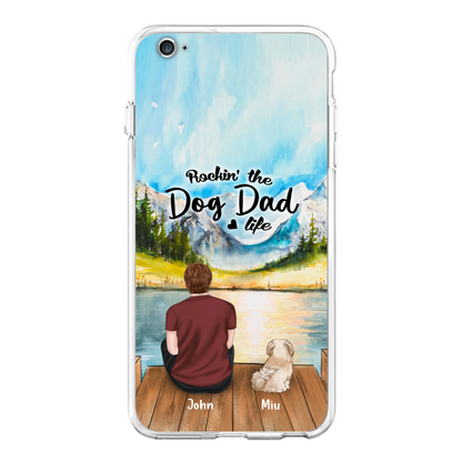 Personalized Pet Mom/Dad Phone Case - Chubby or Slim with up to 7 Pets