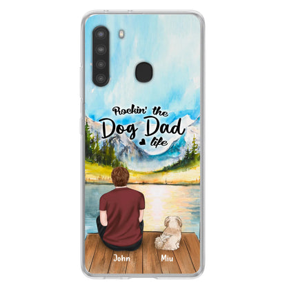 Personalized Pet Mom/Dad Phone Case - Chubby or Slim with up to 7 Pets