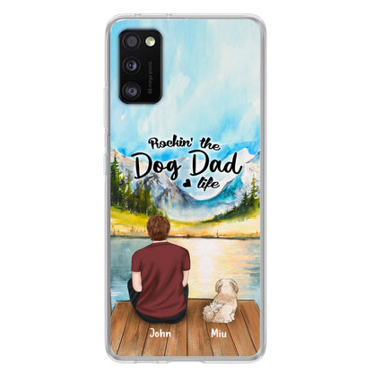 Personalized Pet Mom/Dad Phone Case - Chubby or Slim with up to 7 Pets