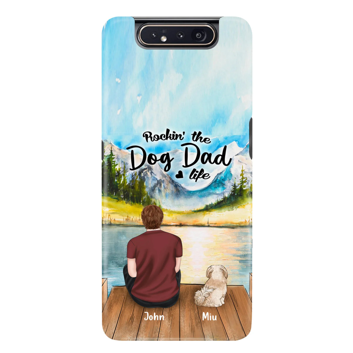 Personalized Pet Mom/Dad Phone Case - Chubby or Slim with up to 7 Pets