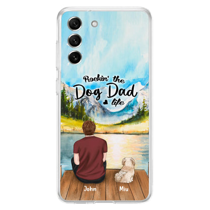 Personalized Pet Mom/Dad Phone Case - Chubby or Slim with up to 7 Pets