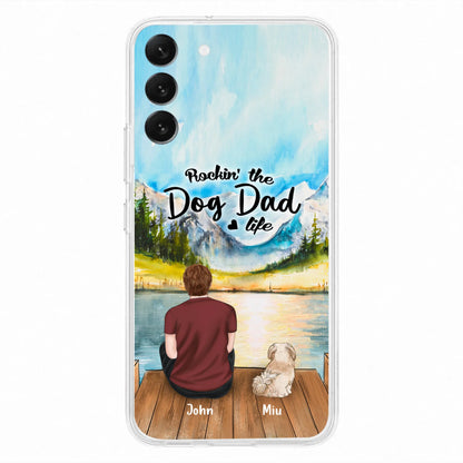 Personalized Pet Mom/Dad Phone Case - Chubby or Slim with up to 7 Pets