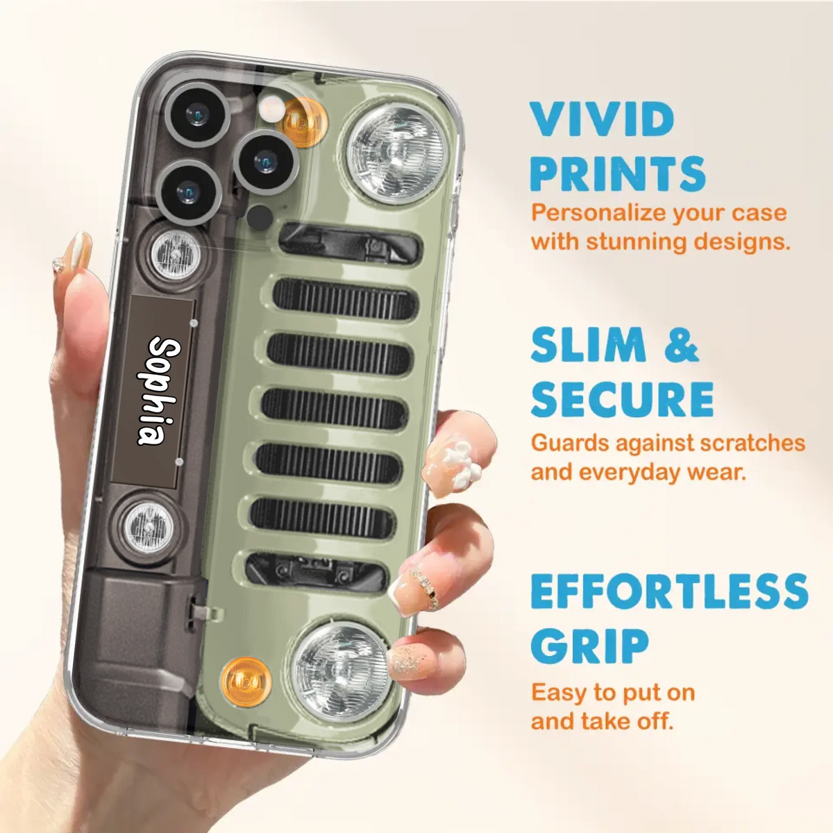 Custom Personalized Phone Case - Off-road Car Phone Case For Iphone and Samsung