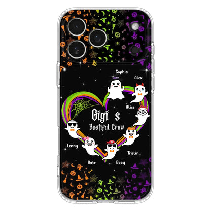 Custom Personalized Gigi's Bootiful Crew Phone Case - Halloween Gift for Grandma - Up to 7 Grandkids - Case For iPhone And Samsung