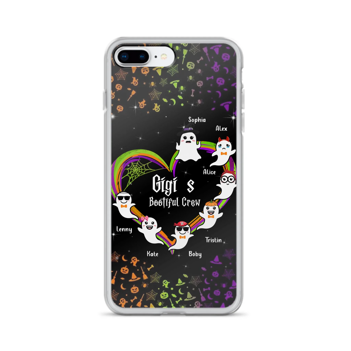 Custom Personalized Gigi's Bootiful Crew Phone Case - Halloween Gift for Grandma - Up to 7 Grandkids - Case For iPhone And Samsung