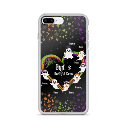 Custom Personalized Gigi's Bootiful Crew Phone Case - Halloween Gift for Grandma - Up to 7 Grandkids - Case For iPhone And Samsung