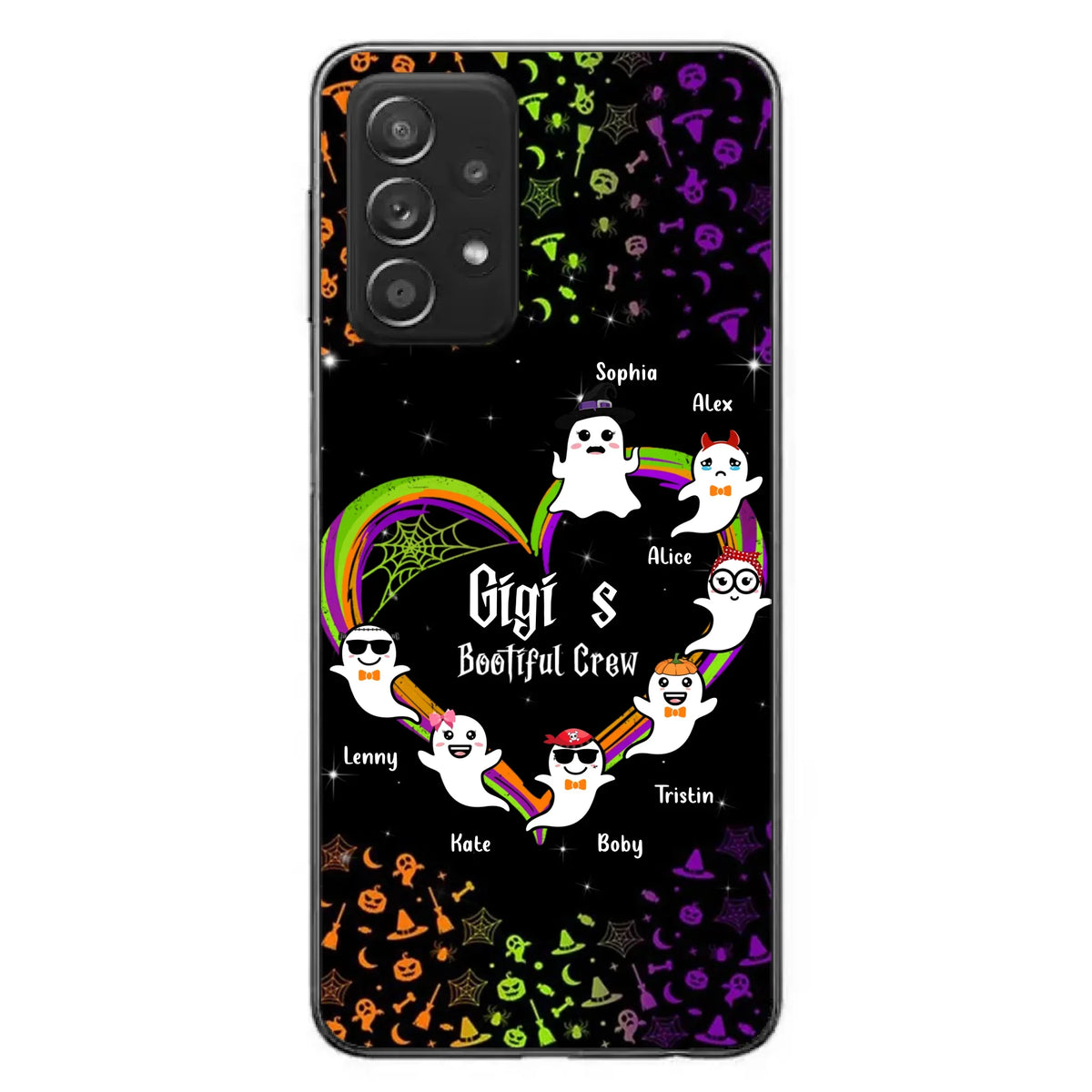 Custom Personalized Gigi's Bootiful Crew Phone Case - Halloween Gift for Grandma - Up to 7 Grandkids - Case For iPhone And Samsung