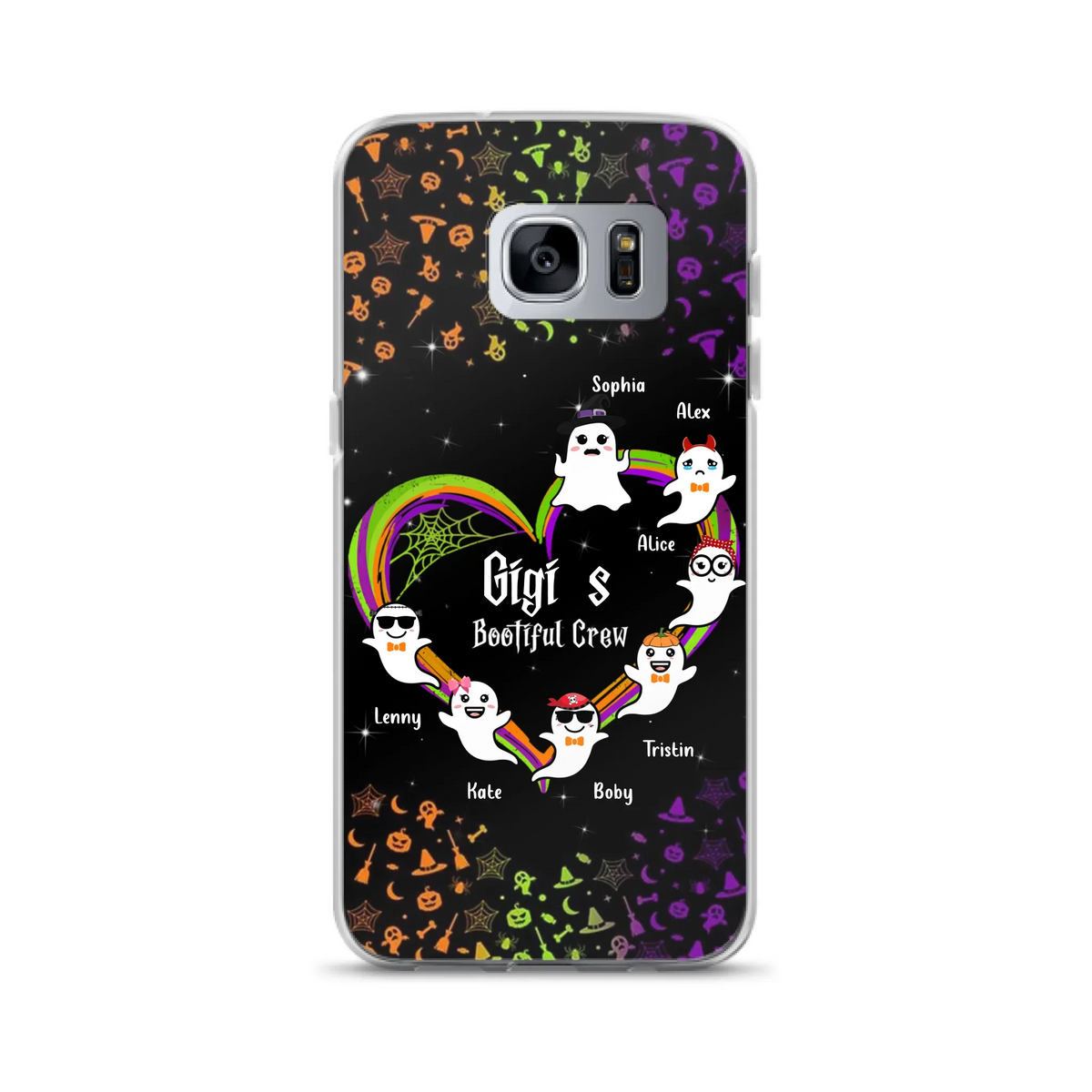 Custom Personalized Gigi's Bootiful Crew Phone Case - Halloween Gift for Grandma - Up to 7 Grandkids - Case For iPhone And Samsung
