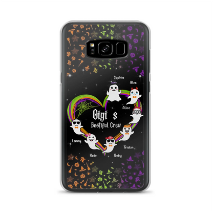 Custom Personalized Gigi's Bootiful Crew Phone Case - Halloween Gift for Grandma - Up to 7 Grandkids - Case For iPhone And Samsung