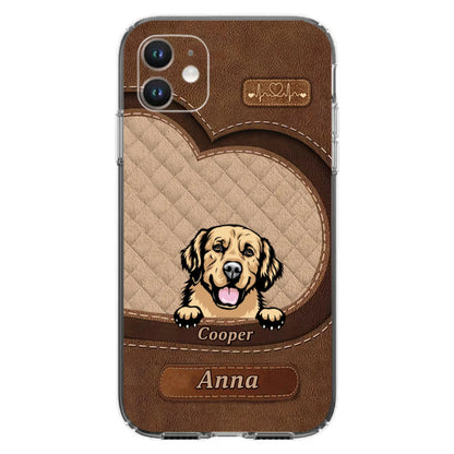 Custom Personalized Dog Phone Case - Gift Idea For Dog Lovers - Case For iPhone And Samsung