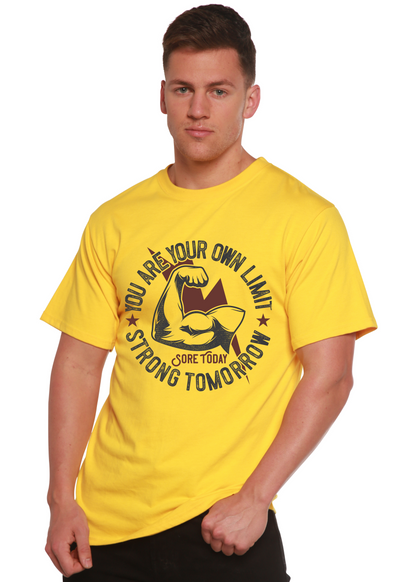 Strong Tomorrow Men's Bamboo Viscose/Organic Cotton Short Sleeve Graphic T-Shirt