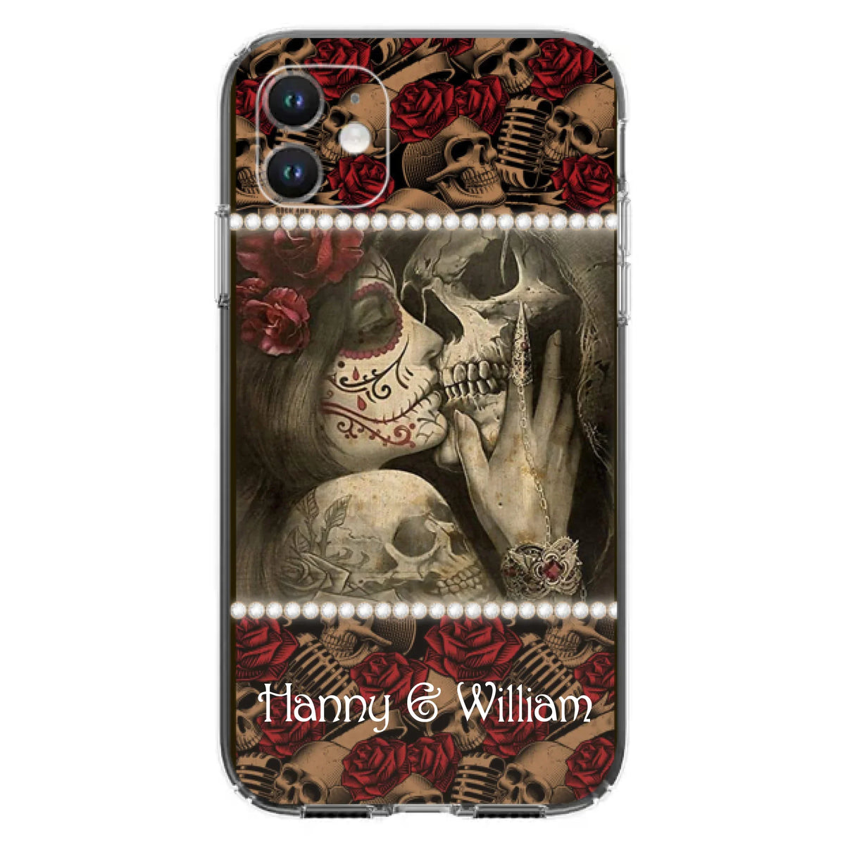 Custom Personalized Skull Phone Case - Phone Case For iPhone, Samsung and Xiaomi