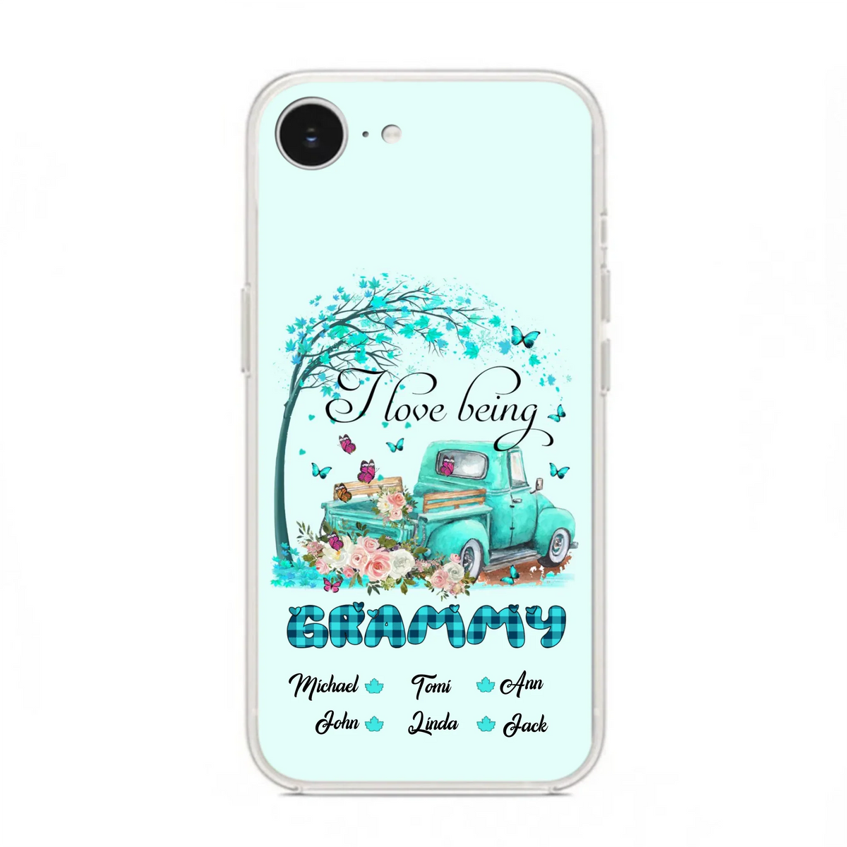 Custom Personalized Phone Case - I Love Being Grandma - R5OIKQ