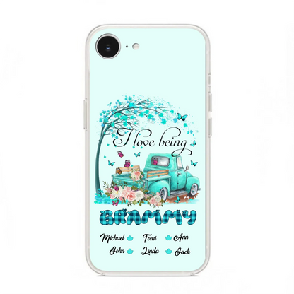 Custom Personalized Phone Case - I Love Being Grandma - R5OIKQ